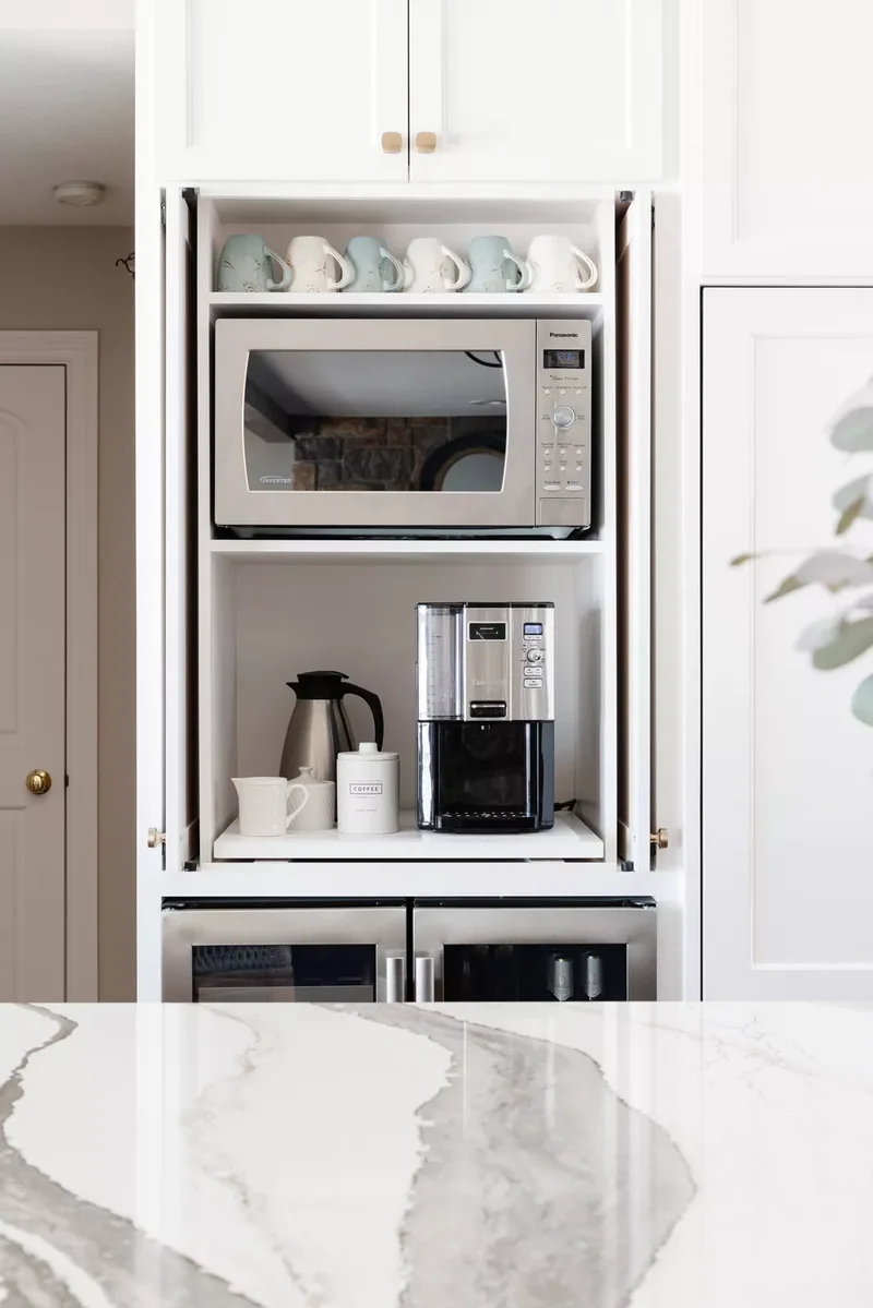 60 Smart Kitchen Cabinet Organization Ideas You'll Love 15 Install a Microwave Cabinet