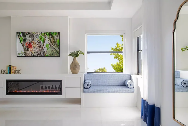 21 Electric Fireplace Ideas That'll Cozy Up Any Room 8 Install a Modern Floating Fireplace