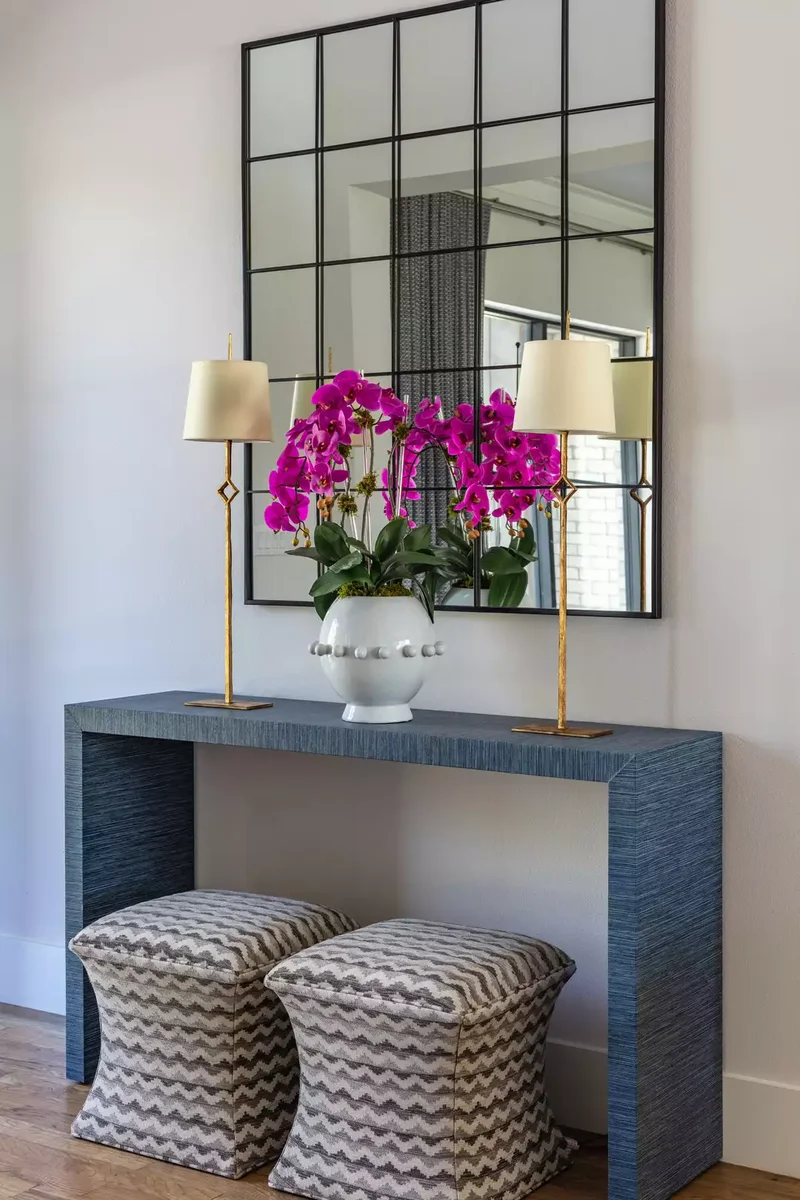 51 Entryway Mirror Ideas That Make Your Space Feel Larger 5 Install a Windowpane Mirror