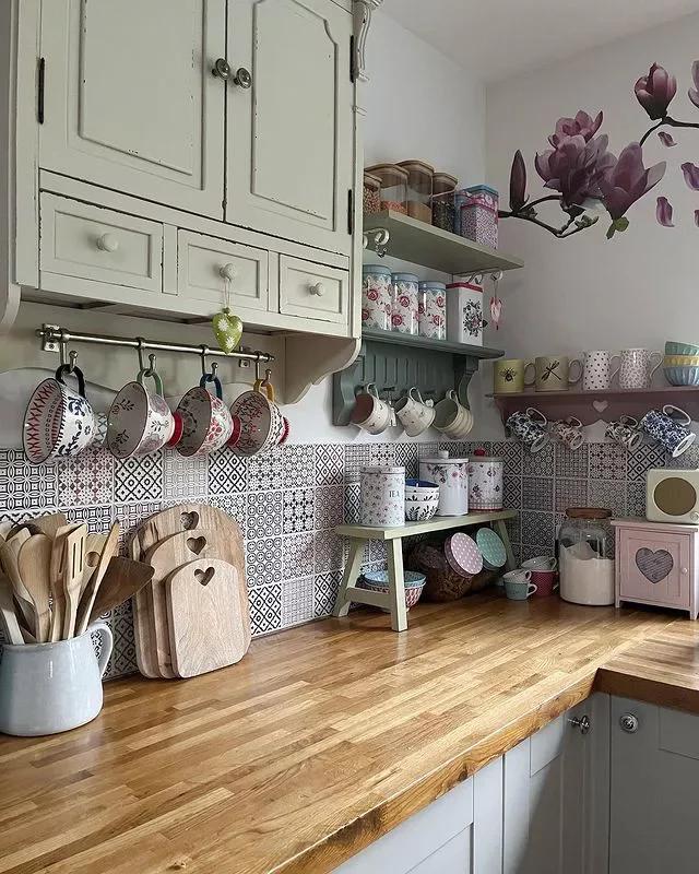 30 Charming Cottagecore Kitchen Ideas for Your Cozy Home 17 Invite Friends for Coffee