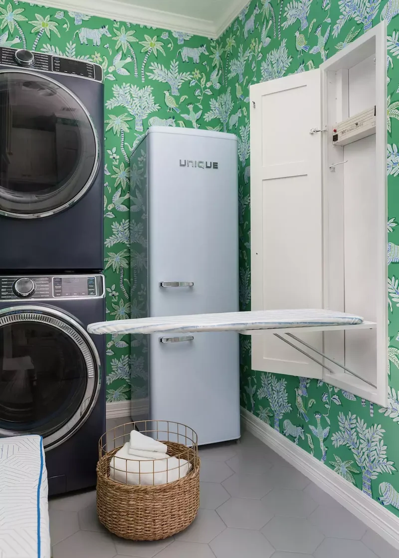 24 Laundry Room Cabinet Ideas for an Organized Space 21 Ironing Board Cabinet