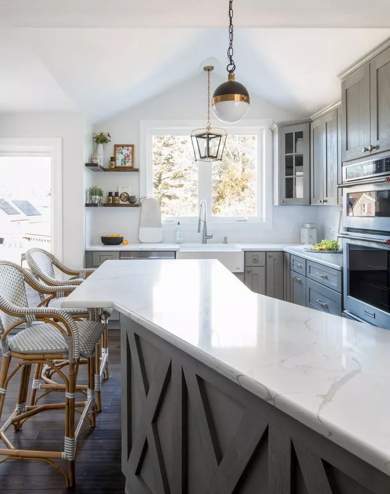 Irregular Kitchen Island
