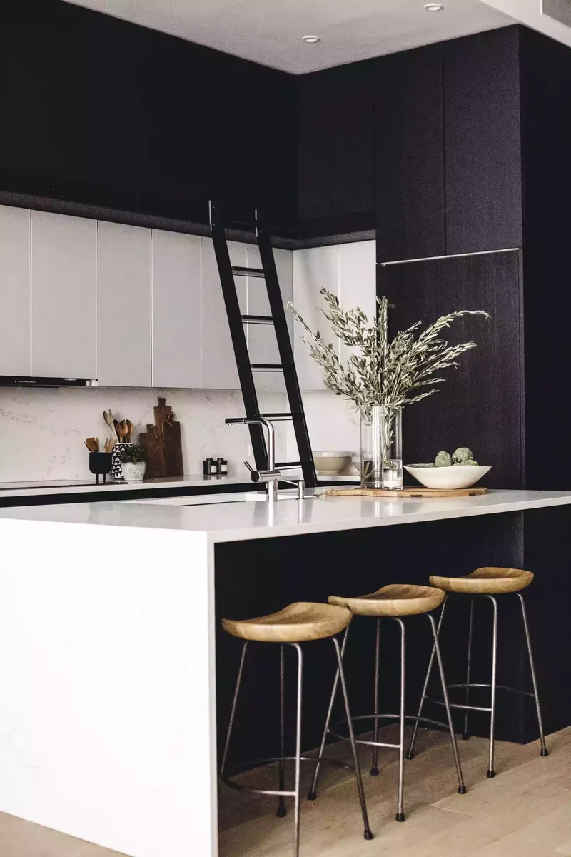 33 Kitchen Island Seating Ideas to Simplify Hectic Mornings 33 Island Seating Leg Room