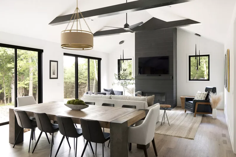 35 Open Floor Plan Design Ideas to Create Beautiful Flow 17 Keep Hosting Areas Adjacent