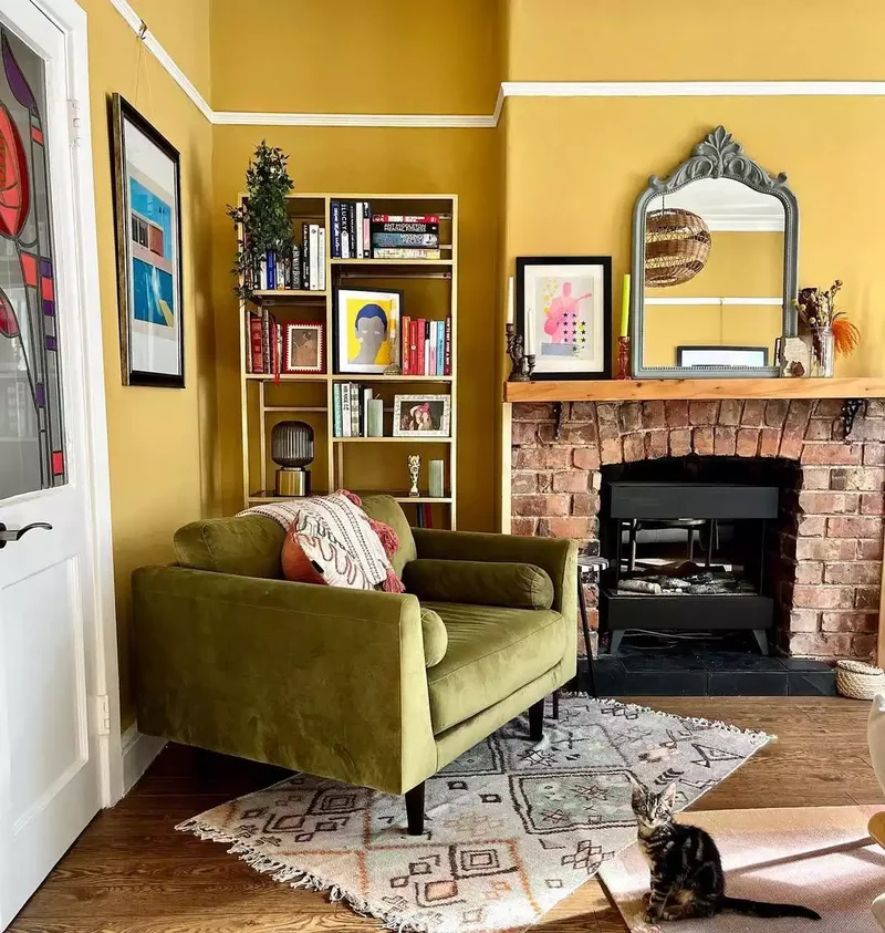 20 Yellow Living Room Ideas That Brighten Any Home 5 Keep It Earthy