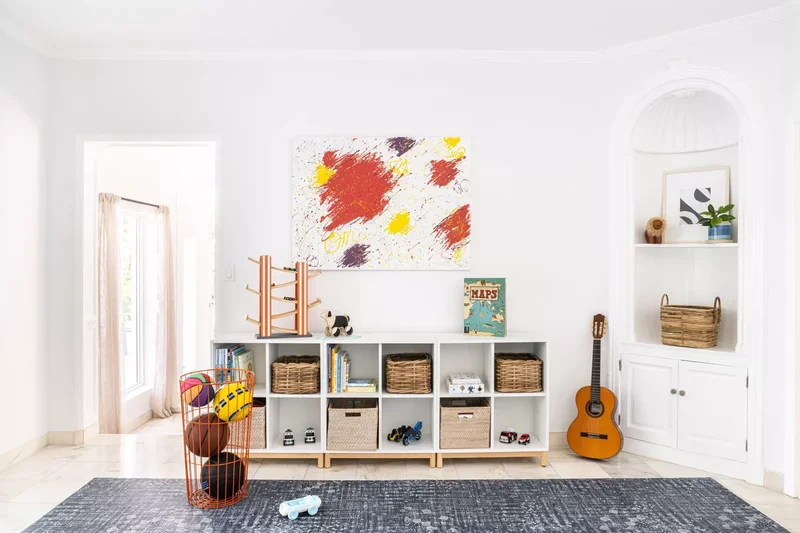 30 Stylish Playroom Storage Solutions to Tame Toy Chaos 7 Keep It Minimalist