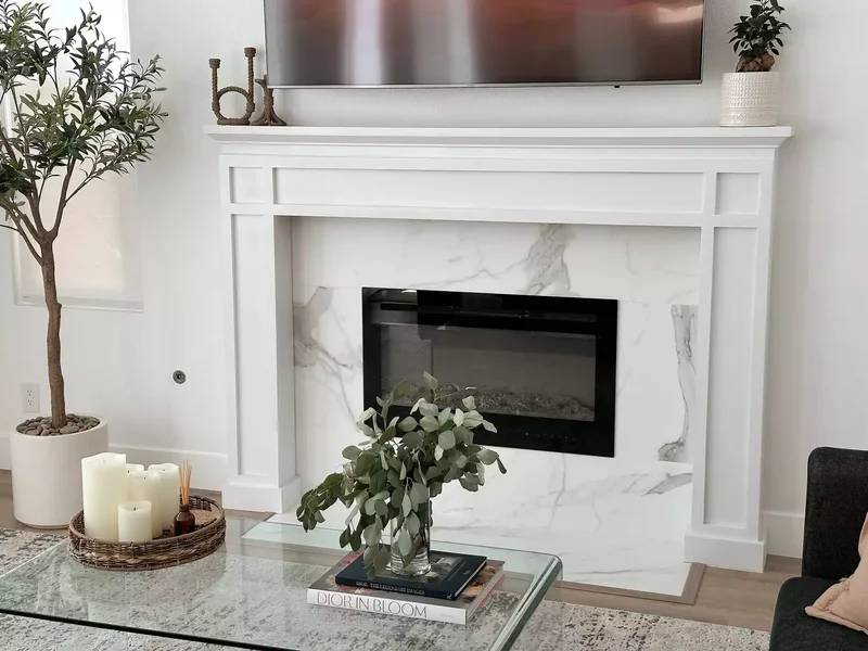 34 Cozy Farmhouse Fireplace Designs to Transform Your Room 18 Keep It Simple