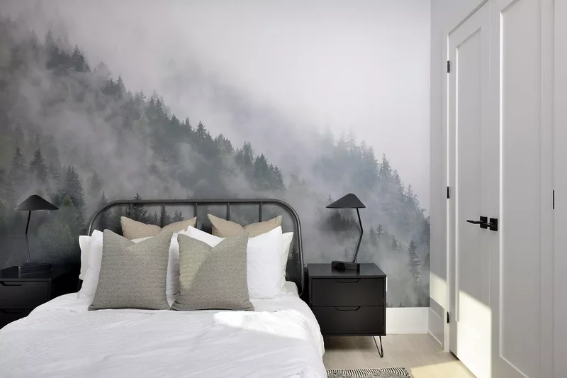 22 Calming and Expert-Approved Bedroom Layout Designs 3 Keep Nightstands Minimalist