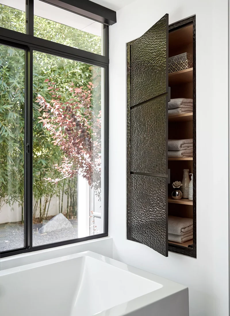 26 Smart Bathroom Shelf Ideas for Organized Toiletries 6 Keep Toiletries Hidden