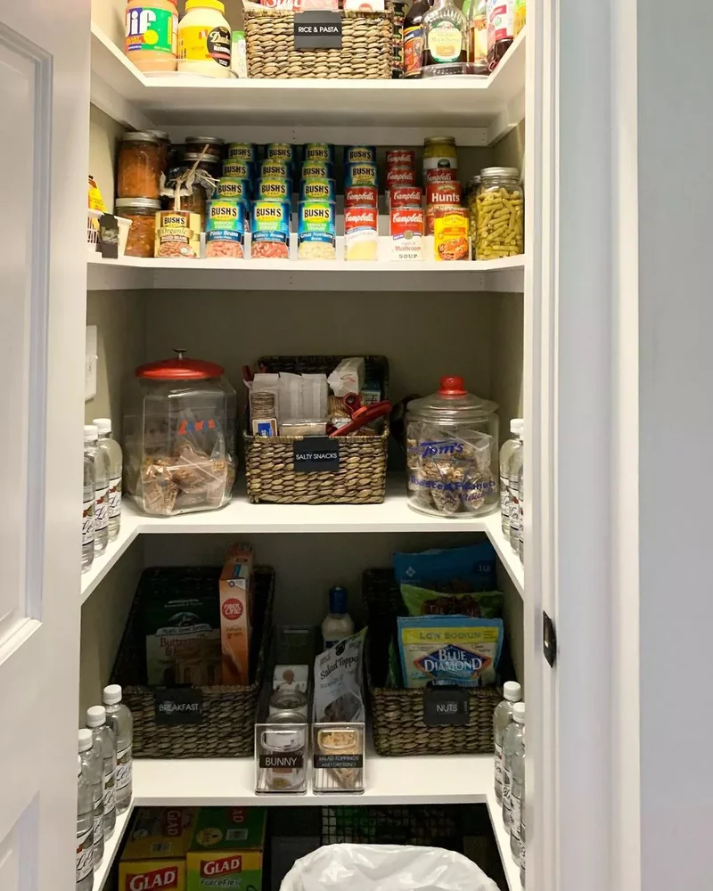 20 Clever Small Pantry Organization Ideas That Work 9 Keep it Simple