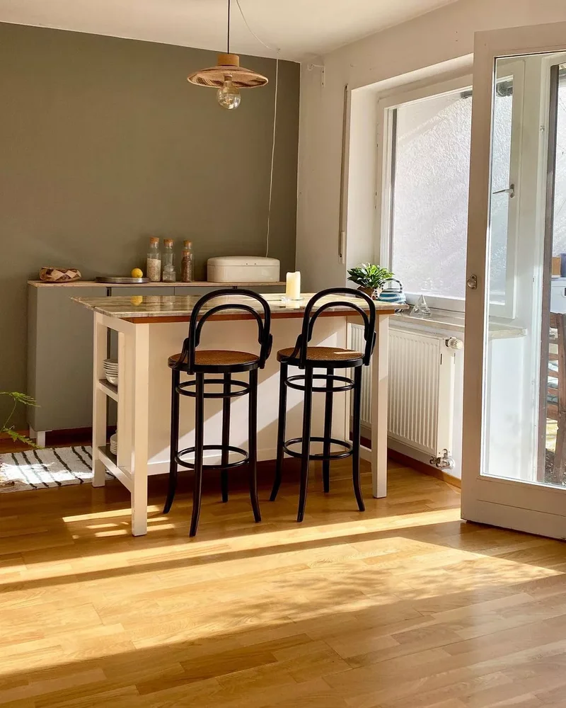 22 Budget-Friendly Small Kitchen Ideas That Create Impact 3 Keep the Walls Bare