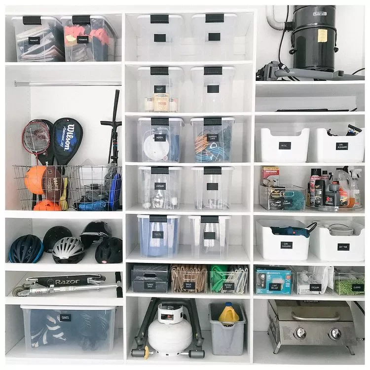 23 Garage Decorating Ideas to Transform Inside and Out 22 Label Everything