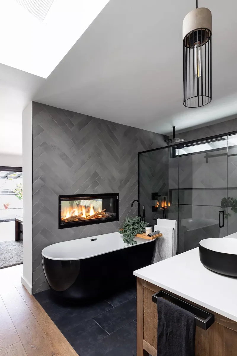 Large-Scale Black Tile