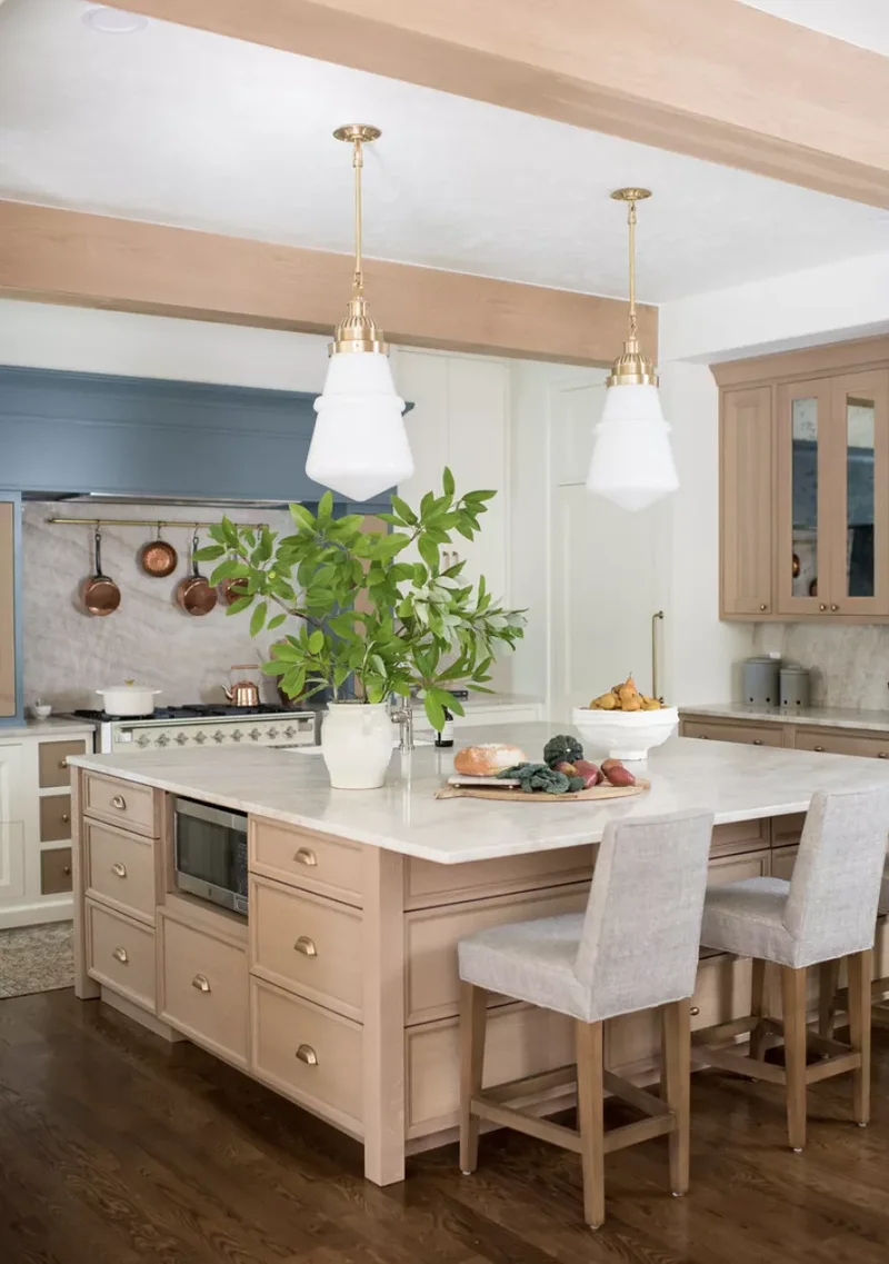 Large Square Kitchen Island