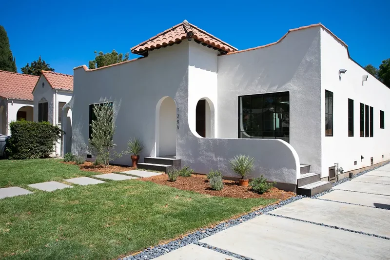 45 Beautiful Backyard Walkway Ideas to Transform Your Yard 6 Large and Small Concrete Pavers