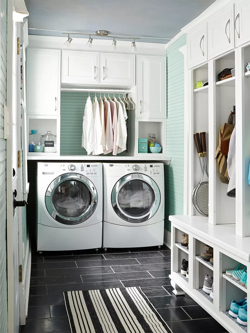 13 Dual-Purpose Mudroom Laundry Room Ideas for Your Home 11 Laundry Room Mudroom with Cubbies