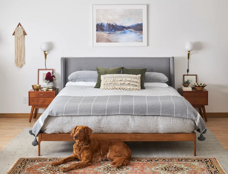 Layer Contrasting Rugs