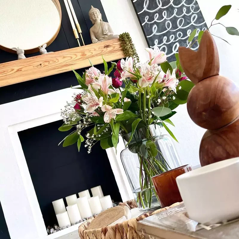 24 Creative Ways to Display Candles in Your Fireplace 5 Layer It