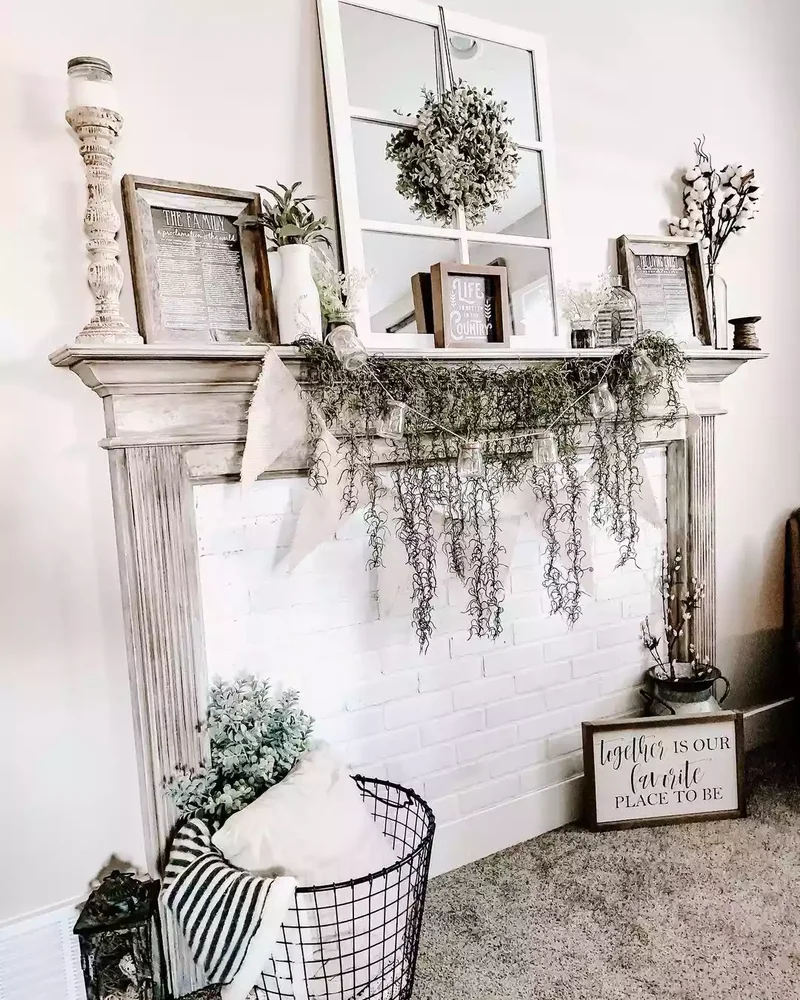 34 Cozy Farmhouse Fireplace Designs to Transform Your Room 25 Layer Like a Pro