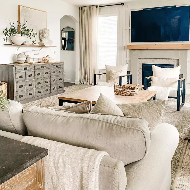 67 Farmhouse Style Ideas for Your Modern Rustic Home 64 Layer Textures and Textiles