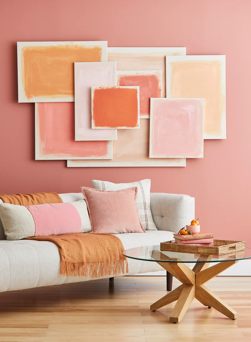 37 Accent Wall Ideas to Completely Transform Your Living Room 19 Layered Accent Wall