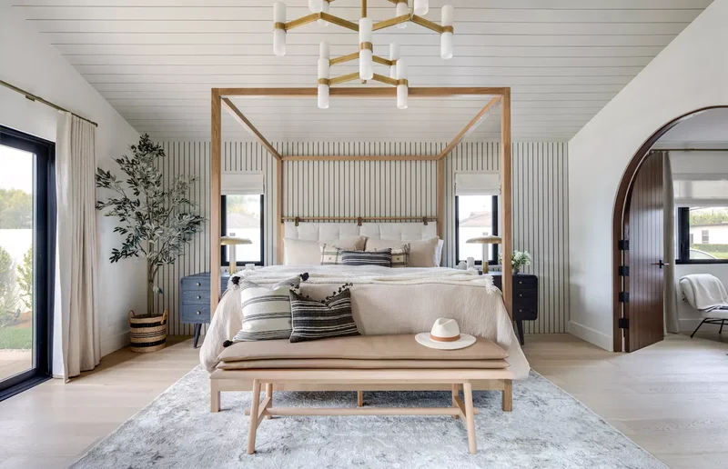 29 Neutral Bedroom Designs You'll Love Cozying Up In This Fall 23 Layered Neutral Bedroom