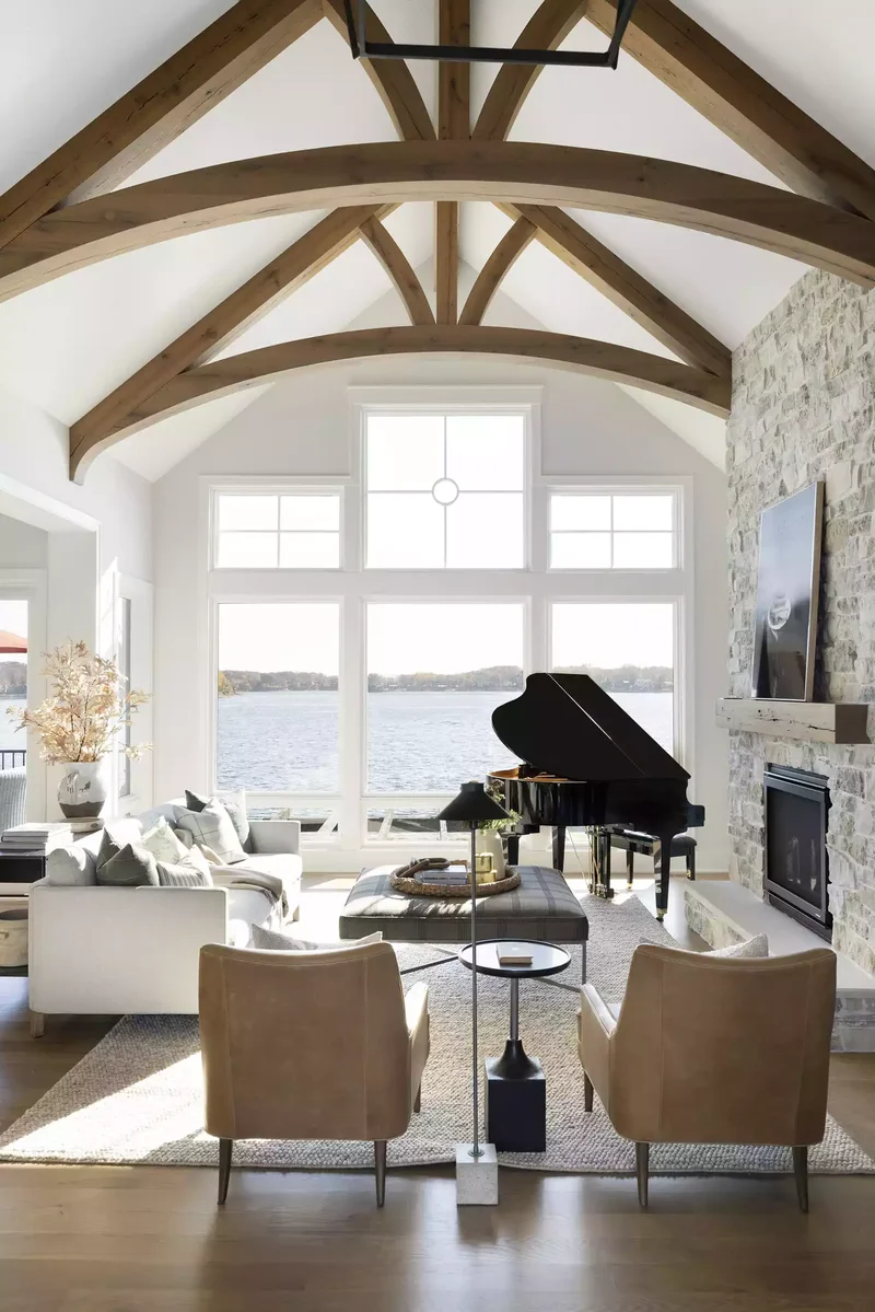 30 Stunning Vaulted Ceiling Designs That Create Drama 3 Lean Into a Nautical Feel