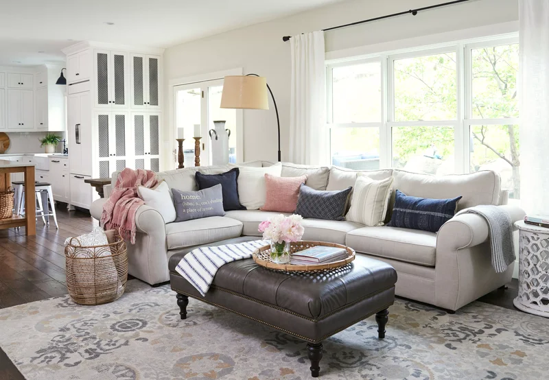 33 Stylish Ottoman Decorating Ideas for Your Living Room 24 Leather Ottoman Decor Ideas