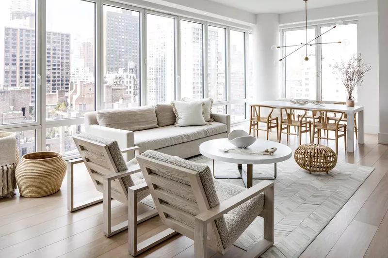 Creating Your Coziest Scandi Living Room This Winter 1 Leave Windows Bare