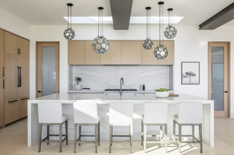 Light Wood and Gray Kitchen