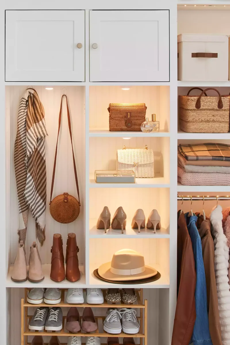 87 Home Decorating Ideas Perfect for Every Room You Have 56 Light Your Closet