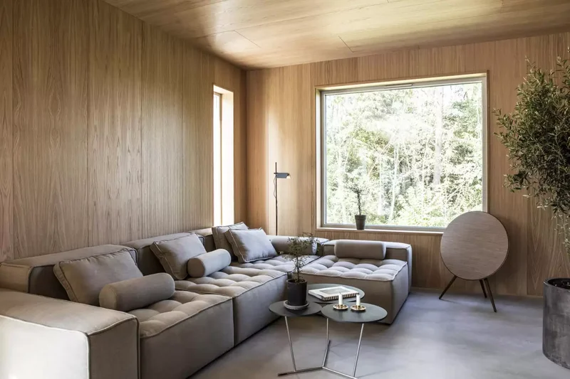 45 Modern Rustic Living Room Designs You'll Love to Recreate 43 Lighten Up the Wood Paneling