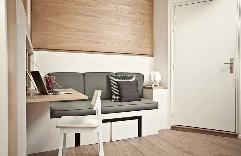 33 Space-Saving Murphy Bed Ideas We Love for Your Home 15 Loft-Style Murphy Bed (Closed)