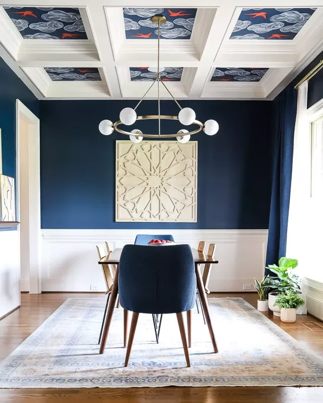 40 Beautiful Blue Dining Rooms You'll Want to Recreate 32 Look Up
