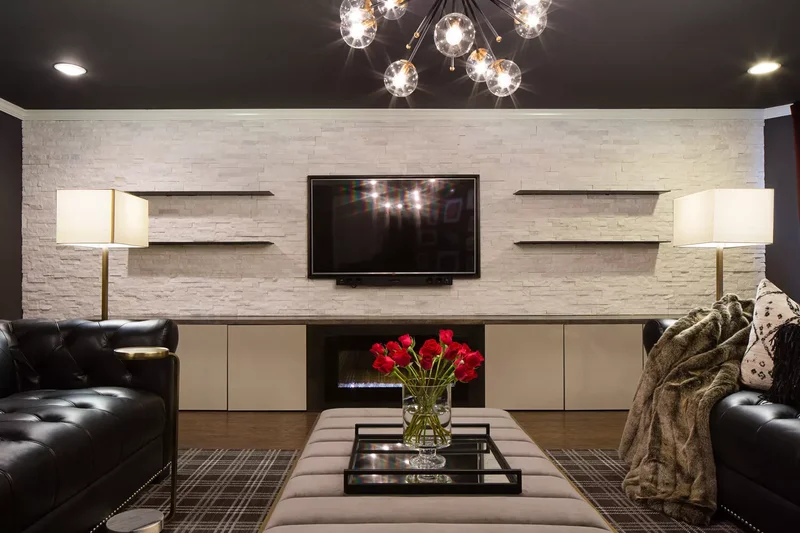 27 Sleek Linear Fireplace Ideas for Modern, Easy-Care Homes 4 Low Linear Fireplace