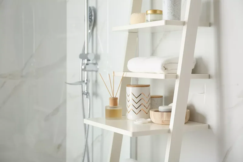 Low-Profile Storage for Small Bathrooms