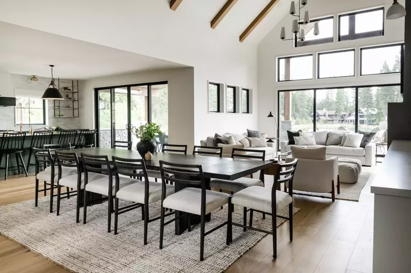 28 Open Kitchen Living Room Designs You're Going to Love 10 Maintain a Minimal Color Palette