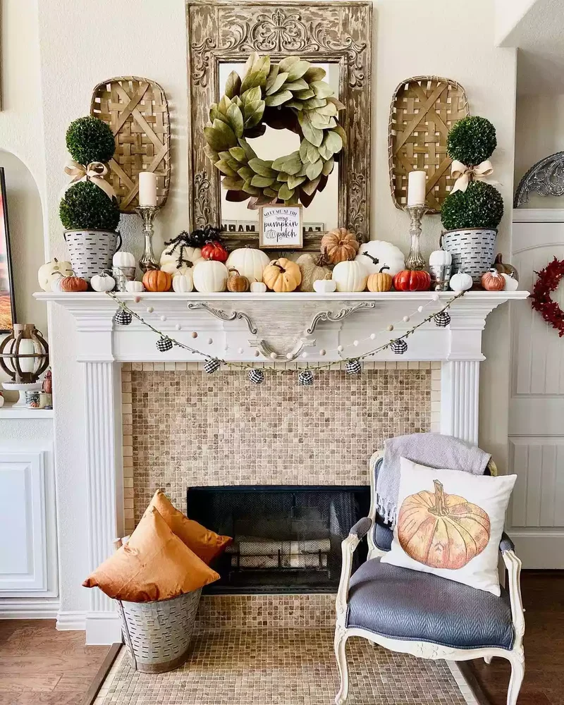 34 Cozy Farmhouse Fireplace Designs to Transform Your Room 33 Make It Maximalist
