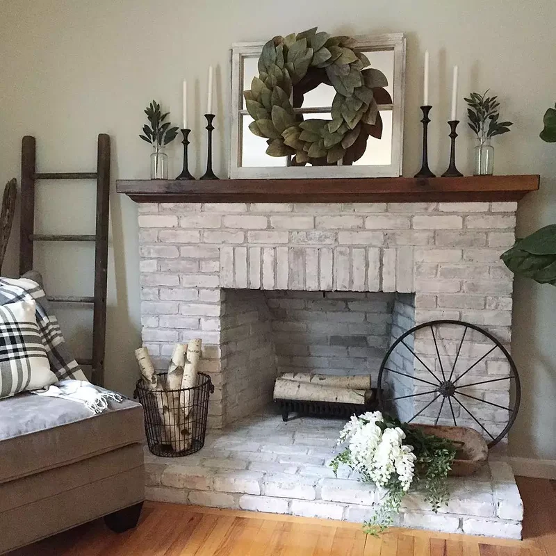 34 Cozy Farmhouse Fireplace Designs to Transform Your Room 30 Make It Symmetrical