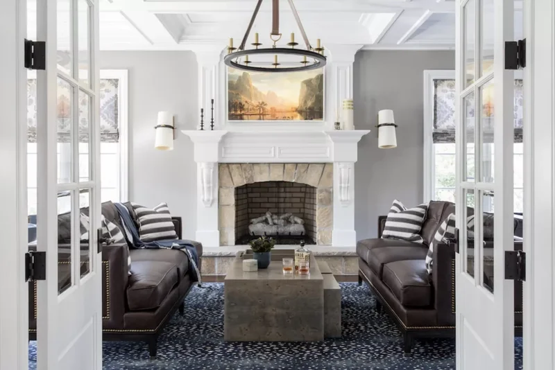 30 Dark Brown Couch Living Room Designs You'll Love 1 Make It a Double