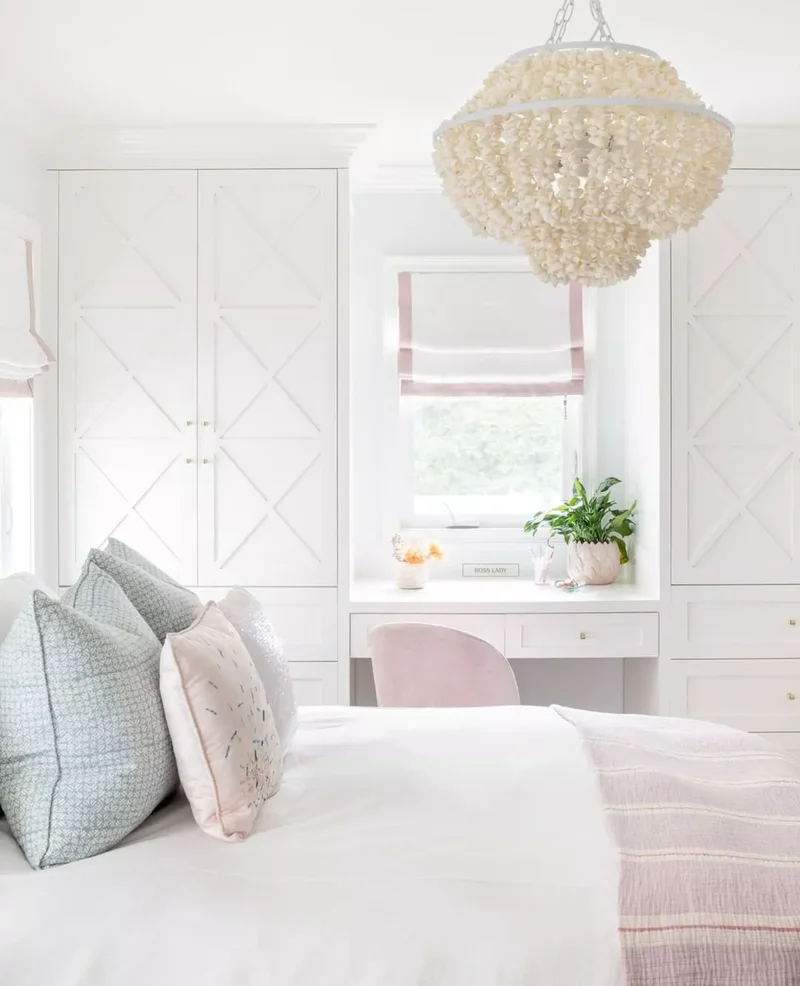 22 Calming and Expert-Approved Bedroom Layout Designs 17 Make Space for a Vanity