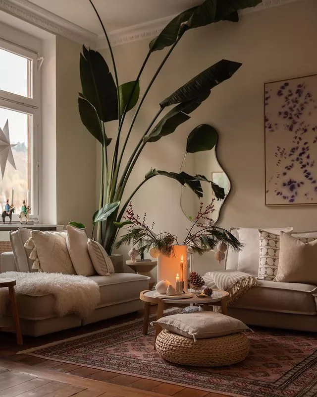20 Creative Living Room Corner Ideas to Transform Your Space 14 Make Way for an Oversized Plant