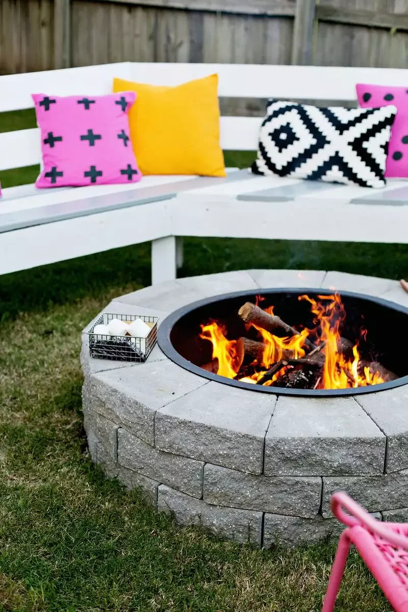 17 DIY Landscaping Projects You Can Start This Weekend 8 Make Your Own Fire Pit