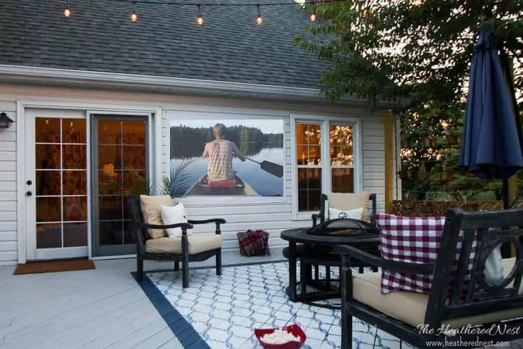 40 Budget-Friendly DIY Backyard Projects for Your Dream Oasis 20 Make Your Own Outdoor Movie Theater