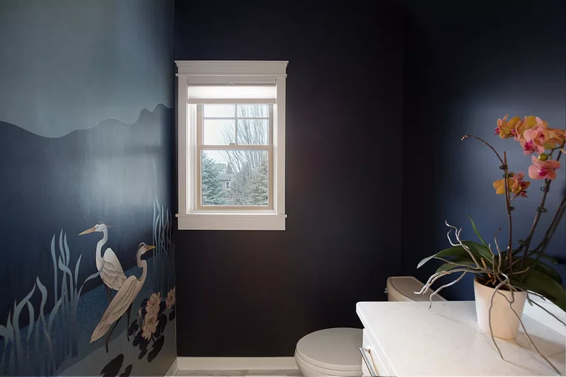 30 Beach-Inspired Bathroom Designs to Bring Coastal Vibes Home 21 Make a Caastal Mural