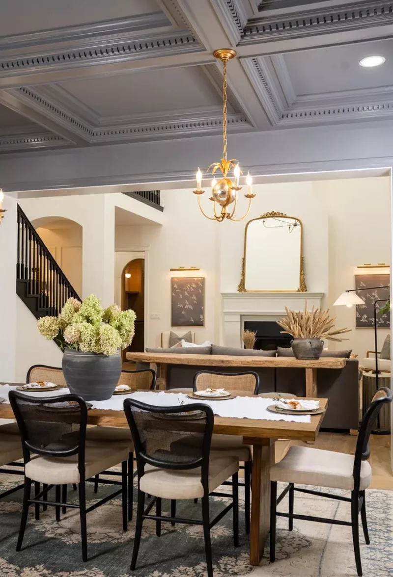 25 Designer Tray Ceiling Ideas to Style Your Fifth Wall 1 Make a Grid Design