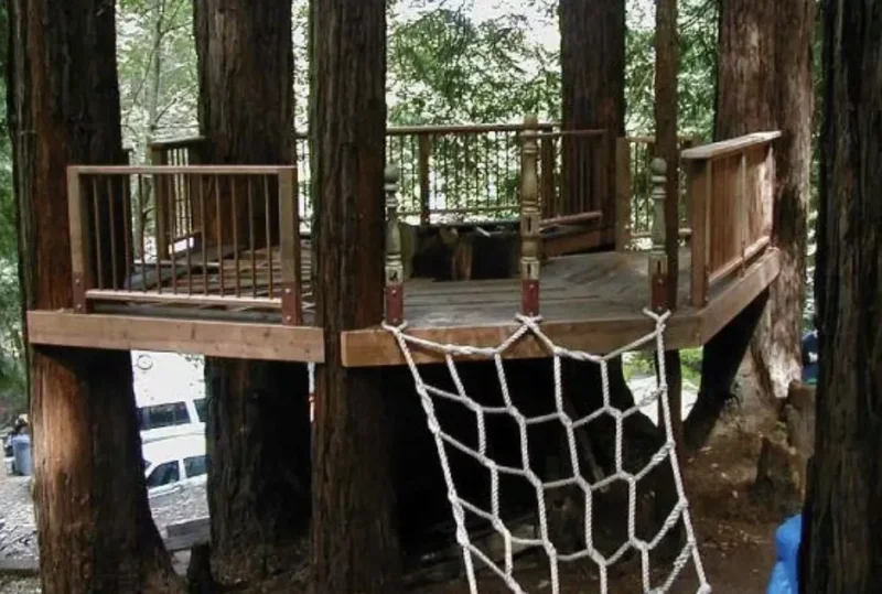 28 Creative Treehouse Ideas Your Kids Will Absolutely Love 12 Make a Redwood Tree Deck
