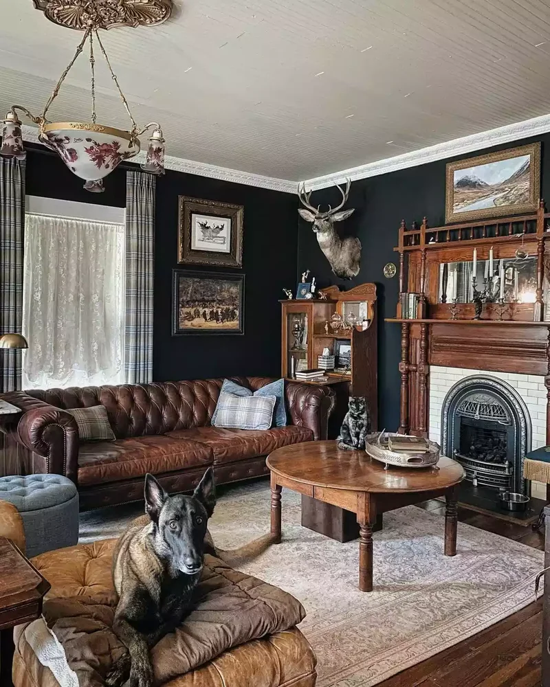 30 Dark Brown Couch Living Room Designs You'll Love 19 Match Your Mantel