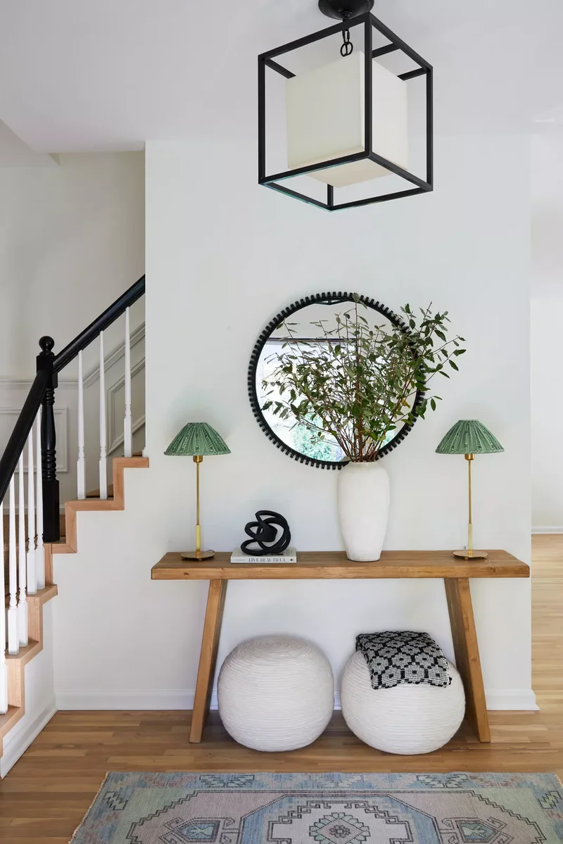 51 Entryway Mirror Ideas That Make Your Space Feel Larger 32 Match the Mirror