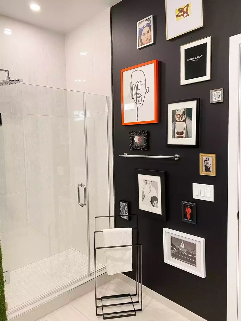 Matte Black Gallery Wall